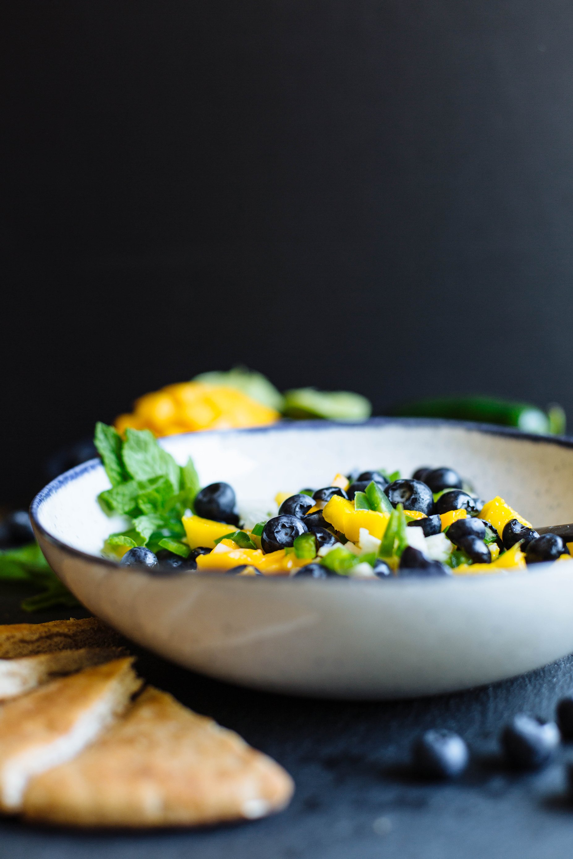 Blueberry + Jicama Mango Salsa